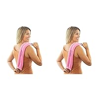 Bed Buddy Aromatherapy Heat Pad and Cooling Neck Wrap - Microwave Heating Pad for Sore Muscles - Cold Wrap Pack for Aches and Pain, Lavender Scent (Pack of 2)