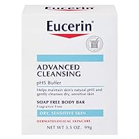 Eucerin Advanced Cleansing Body Bar 3.5 Ounce (2 Pack)