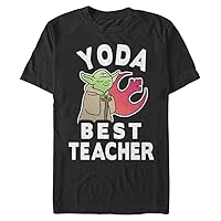 STAR WARS Men's Yoda Teacher Short Sleeve T-Shirt