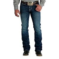 Cinch Western Jeans Mens Ian Mid Rise Slim Fit Bootcut MB58436001