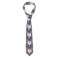 Little Ballerina Dancing Girl Print Men'S Novelty Necktie Ties With Unique Wedding, Business,Party Gifts Every Outfit
