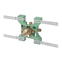 Symmons 262XBRBODY Temptrol Brass Pressure-Balancing Tub and Shower Valve with Service Stops and Rapid Install Bracket