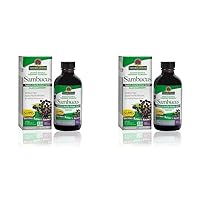 Sambucus Dietary Supplement, Original for Daily Immune and Antioxidant Support | Made in The USA | Alcohol-Free, Gluten-Free & Vegan 4oz (Pack 1) (Pack of 2)