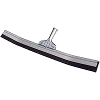 Unger Professional AquaDozer 24” Smooth Surface Curved Floor Squeegee – Floor Scrubber, Floor Squeegee for Concrete Floors & Asphalt, Squeegee Broom, Flood Cleanup Squeegee