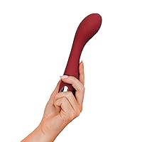 G Spot Vibrator Dildo for Vagina, Clitoral, Anal Stimulation with 10 Vibrations Modes Personal Powerful Quiet Vibrating Massager Rechargeable Waterproof Adult Sex Toy for Women, Men, Couples (Wine)