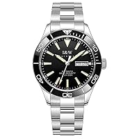 Automatic Watches for Men Synthetic Sapphire Crystal Mechanical Diving Watch