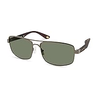 Skechers Men's SEA6164 Rectangular Sunglasses, Matte Gunmetal, 59mm
