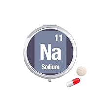 Na Sodium Chemical Element Science Pill Case Pocket Medicine Storage Box Container Dispenser