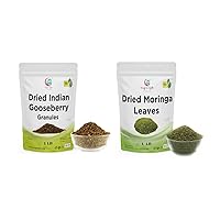 Multi Pack | Dried Gooseberry Granules + Moringa Leaves for bundle……