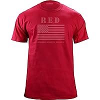 Remember Everyone Deployed RED Friday Flag Military T-Shirt
