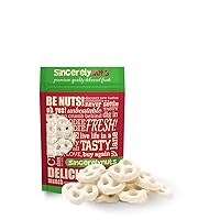 Sincerely Nuts Yogurt Pretzels - One Lb. Bag | Dipped & Coated Gourmet Treats | Delicious Yogurt Covered Snack Food | Wonderful Holiday Gifts, Party Favors, Stocking Stuffers