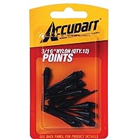 Escalade Sports Accudart Pack of 12 Nylon Points
