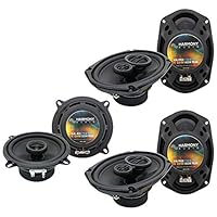 Harmony Audio Compatible with Dodge Caravan 2002-2007 OEM Speaker Upgrade (2) R69 R5 Package New