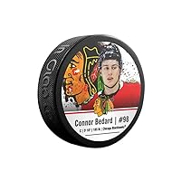 Connor Bedard Chicago Blackhawks Officially Licensed Hockey Puck