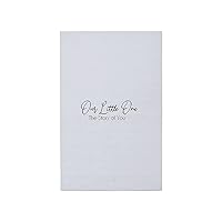 New View Gifts Gray Linen Our Little One Baby Photo Album for 4x6 Photos, 180 Pockets