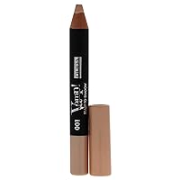 Pupa Milano Vamp! Ready To Shadow 001 Champagne - Creamy, Pigmented Powder Shadow Stick With Compact Pencil Applicator - Blend, Smudge, and Shape With Ease - Paraben-Free Formula - 0.04 oz
