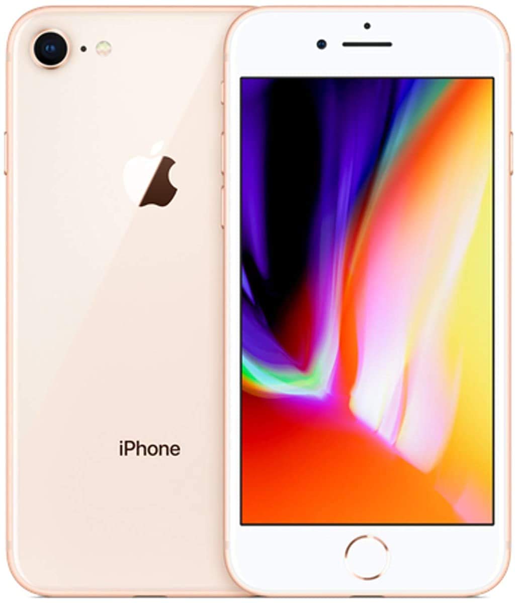 Apple iPhone 8, US Version, 256GB, Gold - Unlocked (Renewed)
