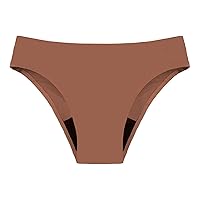 Cotton Thongs for Women Sexy Ladies Panties Breathable Stretch Hipster Cotton Underwear Non-marking Comfort Panties
