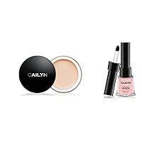 CAILYN Just Mineral Eye Polish Eye Shadow Nude Collection + Cailyn Eye Blam Primer (Cotton Candy-109)