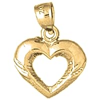 Silver Heart Pendant | 14K Yellow Gold-plated 925 Silver Heart Pendant