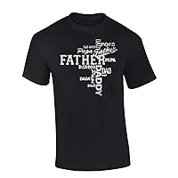 Nicknames of Fatherhood Memorable Father's Day Parental Nickname Chart Short Sleeve Adult Graphic T-Shirt