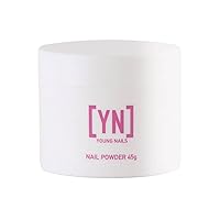 Young Nails Acrylic Core Powder - Self-Leveling Acrylic Nail Powder, Clear Nude Pink White Acrylic Powder for Nail Extenstion, Professional Grade, Superior Adhesion, Color - Clear, 45g