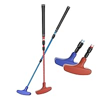 ToVii Golf Putter, 2 Pack Mini Golf Putter with Adjustable Aluminum Alloy Shaft Kids Golf Putter for Men Women Two-Way Right or Left Handed Mini Golf Clubs, Junior Golf Putter with Premium Grip
