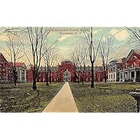 City hospital and nurses home Rochester, New York, USA D.P.O, Discontinued Post Office Postcard
