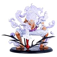Luffy Action Figure,Gear 5 Luffy Anime Toys Model Figure Statue PVC Character Model Toys Collection Gift Creative Cartoon Toy for Boys and Girls