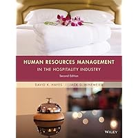 Human Resources Management in the Hospitality Industry Human Resources Management in the Hospitality Industry Hardcover eTextbook
