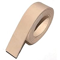 Dangerous Threads Natural Veg Tan 8/9 Ounce Leather Belt Blank, Extra Long Strip, 1.5
