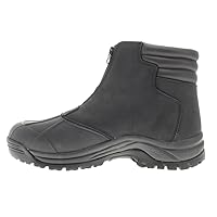 Propet Mens Blizzard Mid Zip Snow Casual Boots Ankle - Black