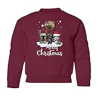 Christmas 2021 Wars Movie Characters Youth Crewneck Sweater