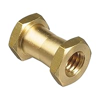 Manfrotto 066 Double Female Stud for Super Clamp - Replaces 3113, Brass, 1 Count (Pack of 1)
