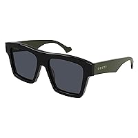 Gucci GG0962S 009 Black/Grey Rectangular 55mm Men's Sunglasses