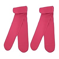 Girls' Signature Microfiber 3D Opaque Tights 2 Pair Pack