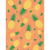 Low Vision Notebook: Bold lined low vision journal in Hawaiian pineapple pattern for visually impaired, elderly, or young children Low Vision Notebook: Bold lined low vision journal in Hawaiian pineapple pattern for visually impaired, elderly, or young children Paperback