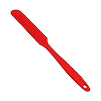 KUFUNG Silicone Spatula, BPA Free & 480°F Heat Resistant, Non Stick Rubber Kitchen Spatulas for Cooking, Baking, and Mixing (1x10 inch, Red)