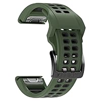 22/26mm Watchbands Strap For Garmin Fenix 7 7X 6 6X Pro 5 5X EPIX 3HR Instinct 2 Smartwatch Silicone Band Quick Fit Wristband