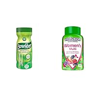 Benefiber Prebiotic Fiber Powder 62 Servings and Vitafusion Women's Multivitamin Gummies Berry Flavored 150 Count