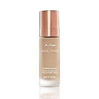 M. Asam MAGIC FINISH Supercharge Serum Foundation True Beige (1.01 Fl Oz) - Moisturizing foundation & firming face serum in one, anti-aging make-up with optimal coverage & hyaluronic acid