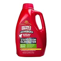Nature's Miracle P-98145 Advanced Dog Stain and Odor Remover,Red,128 oz