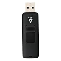 V7 VF24GAR-3N 4gb Flash Drive USB 2.0, Black