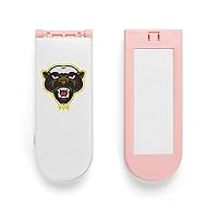 Angary Honey-Badger LED Phone Light Mini Cell Phone Stand Portable Selfie Lights Makeup Mirror