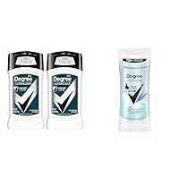 Degree Men and Women Antiperspirant Deodorant Bundle with 72-Hour Sweat and Odor Protection, MotionSense Technology, 2 Count 2.7 oz Men's and 2.6 oz Women's