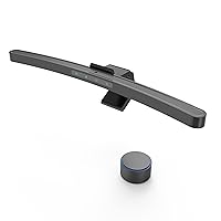 Curved Monitor Light Bar with Wireless Remote, Auto-Dimming and Camera Base,Applicable to All Screens with No Glare,for Home and Office