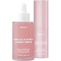 Hibiscus and Honey Firming Serum & Multi Balm Bundle | Hibiscus and Honey Firming Serum and Multi Balm For Face, Neck, Eyes and Body | Neck Firming Serum and Balm With Skin Bounce Complex…