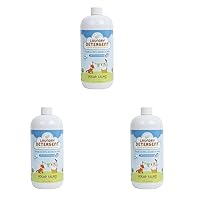 Little Twig® Plant Based Concentrated Household Laundry Detergent, with Natural Formula Tough on Stains and Dirt, Child & Pet Safe, Unscented, 32 Fluid Oz, 32 fl oz (Pack of 3) (LTWG-LSFF32-06)