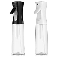 Continuous Spray Bottle for Hair (10.1oz/300ml) 2 Pack Home Essentials Spray Bottles For Cleaning Empty Ultra Fine Water Mister Sprayer For Hairstyling Garden Plants Curly Hair Perfume Etc