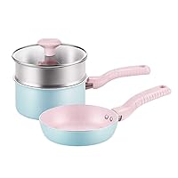 Cookware set intimate baby food supplement pot instant noodle pot non-stick pot small milk pot with steamer steamer pot